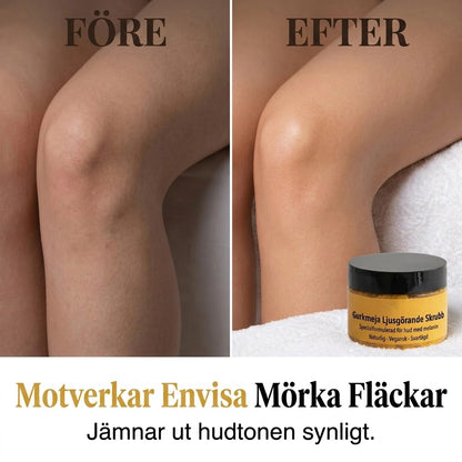 Gurkmeja Kroppsskrubb – Stimulerar Huden med Mild Exfoliering och Djup Återfuktning