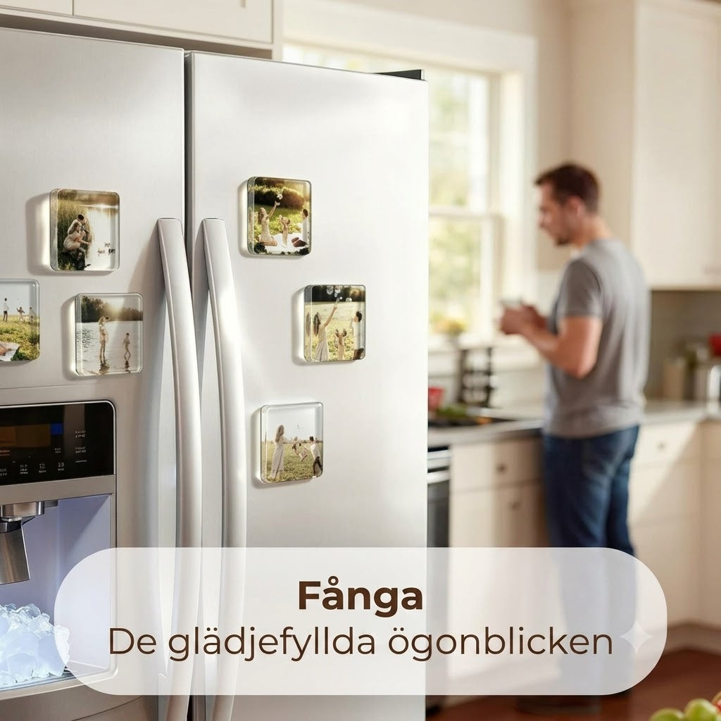 Set med 10 fotomagneter