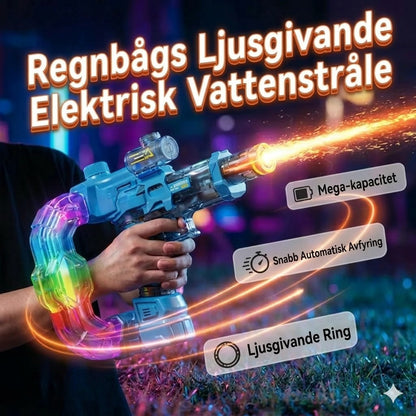 Ljusupplyst regnbågsvattenpistol