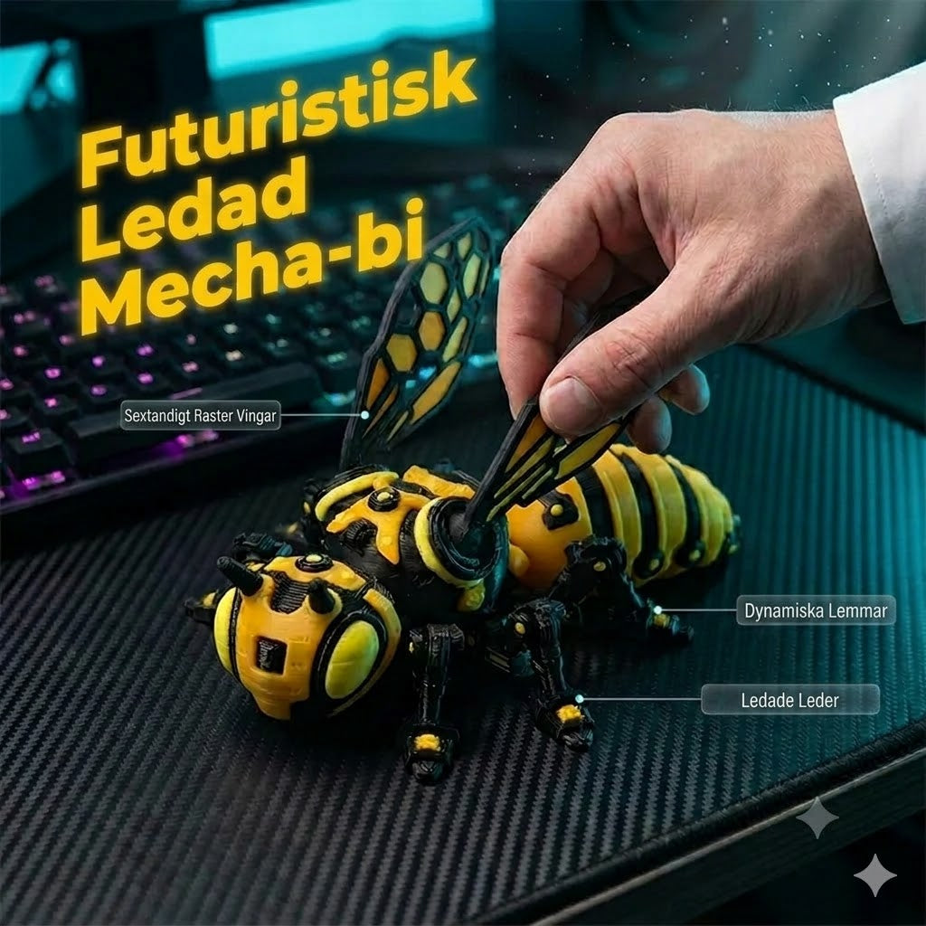Det här är ingen insekt, det är ett mecha-monster! Demonterbara leder, futuristisk design