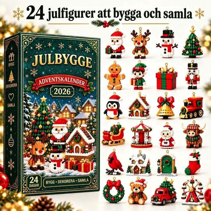 Christmas Build adventskalender med byggbara julfigurer