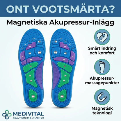 Medivital Magnetiska Akupressur-Inläggssulor