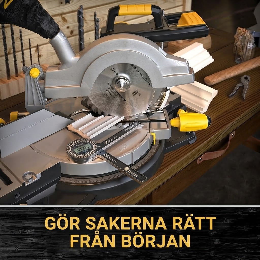Precisionsgradskiva med lasergravyr för vinkelmätning