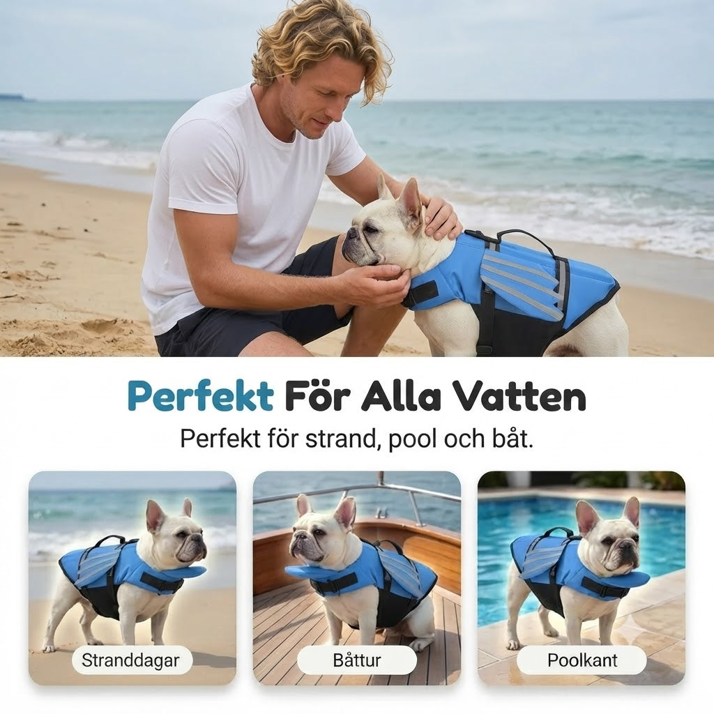 Flytväst för hundar med änglavingar