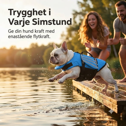 Flytväst för hundar med änglavingar