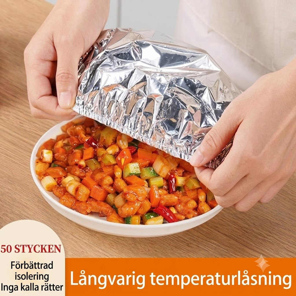 HeatCover återanvändbara värmebevarande lock