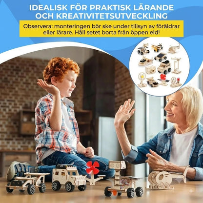 Verktygsfri Robotbyggsats