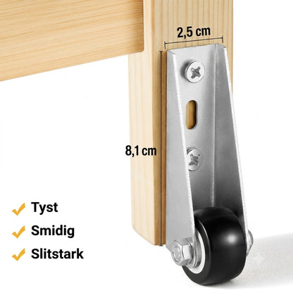 Set med 2 länkhjul