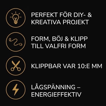 LumiNoodles klippbara flexibla LED-filament