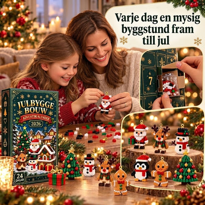 Christmas Build adventskalender med byggbara julfigurer