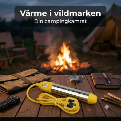 Nedsänkbar vattenvärmare i rostfritt stål
