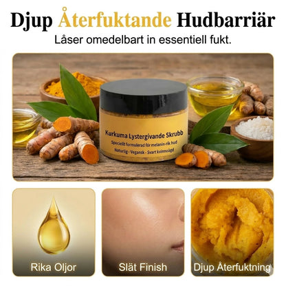Gurkmeja Kroppsskrubb – Stimulerar Huden med Mild Exfoliering och Djup Återfuktning