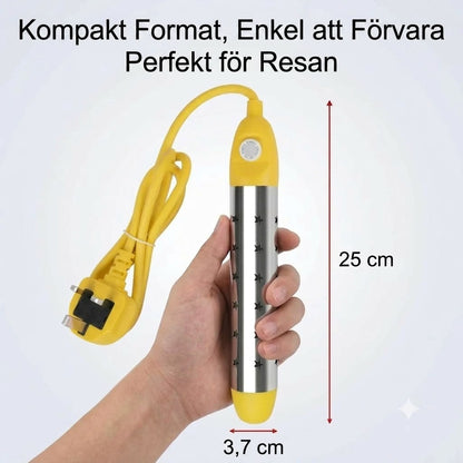 Nedsänkbar vattenvärmare i rostfritt stål