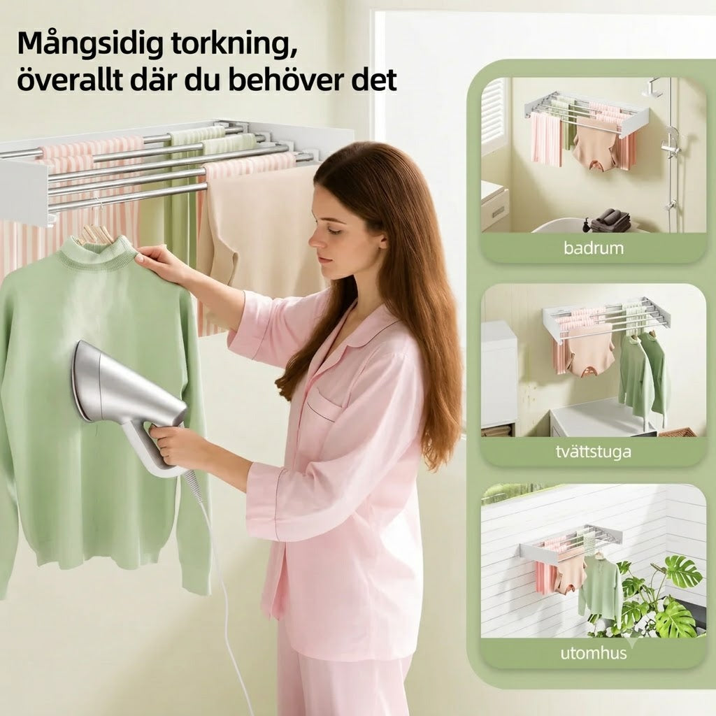 AirFold platsbesparande torkställning
