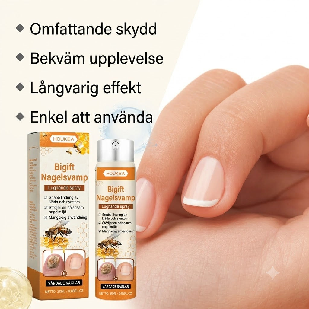 Nagelspray med bigift – effektiv vård för dina naglar