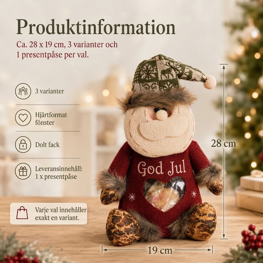 3D julklappspåsar