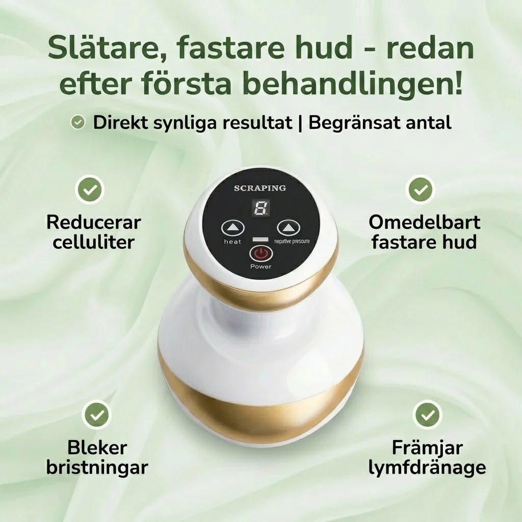 LymfElite massageapparat med vakuum värme och LED ljus