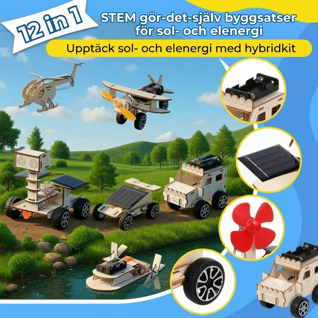 Verktygsfri Robotbyggsats