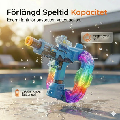 Ljusupplyst regnbågsvattenpistol