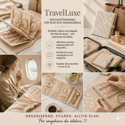 TravelLuxe Smyckeskrin – Kompakt Och Alltid Organiserat