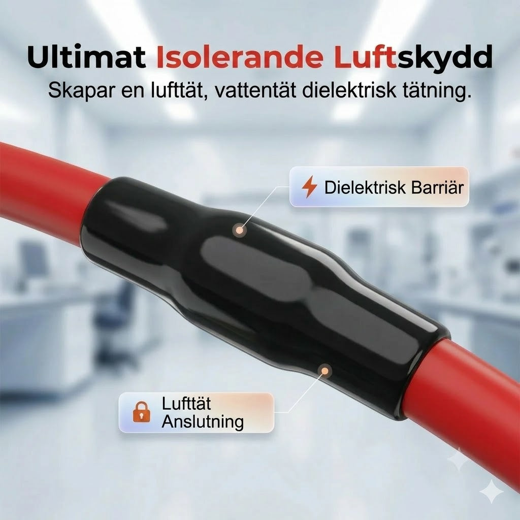 Flytande elektrisk eltejp som tätningsmedel