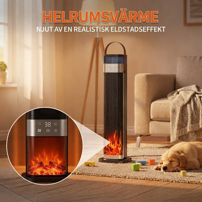 2 i 1 rumsvärmare med luftfuktare