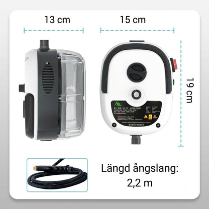 Bärbar Ångrengörare 2500W