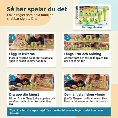 Fishing Master lärorikt fiskespel för hela familjen