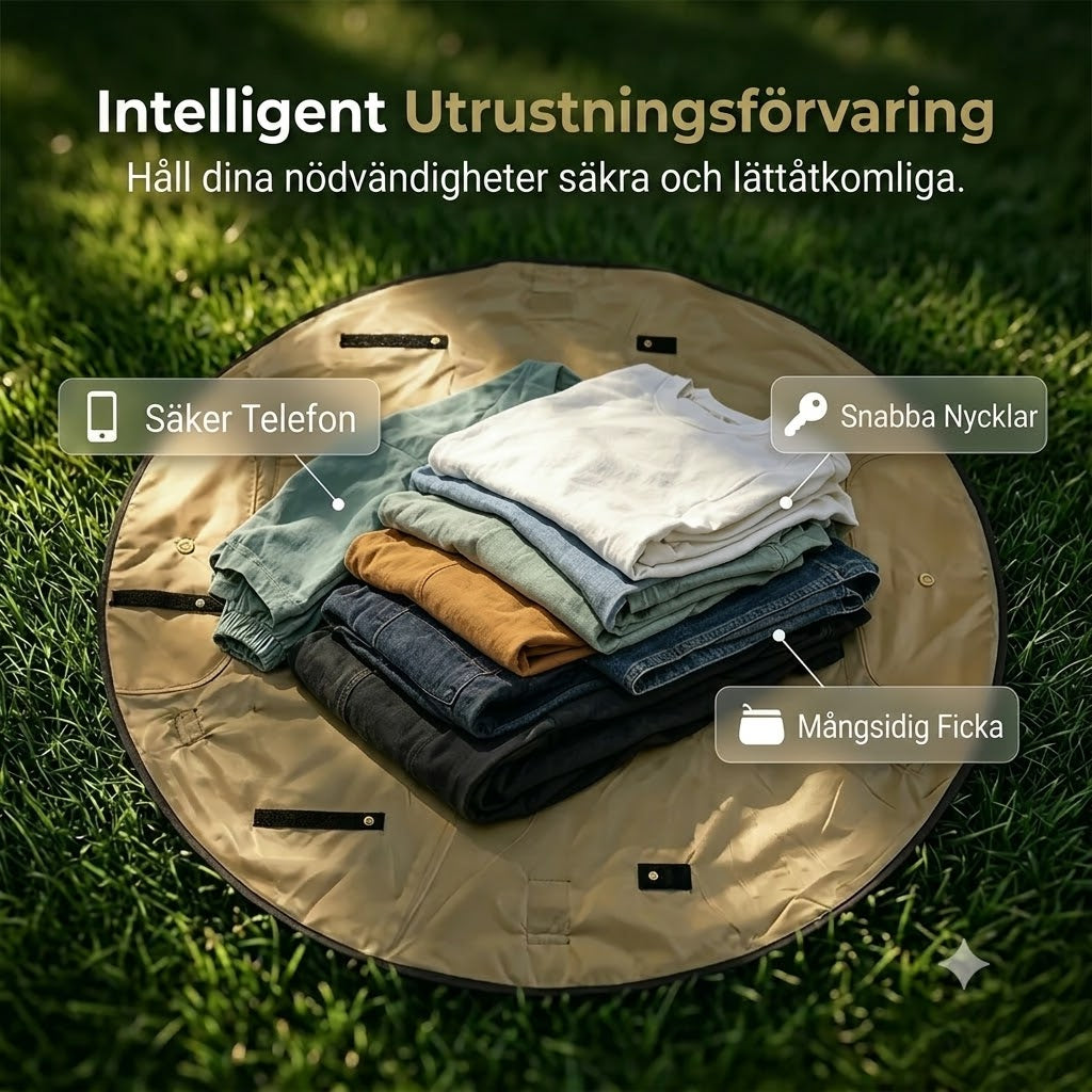2-i-1 Vattentät Resväska och Picknickmatta