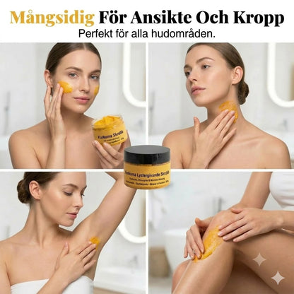 Gurkmeja Kroppsskrubb – Stimulerar Huden med Mild Exfoliering och Djup Återfuktning