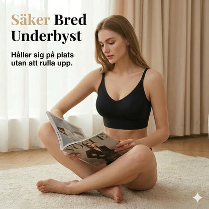Sömlös U-ringad behå med öppen rygg