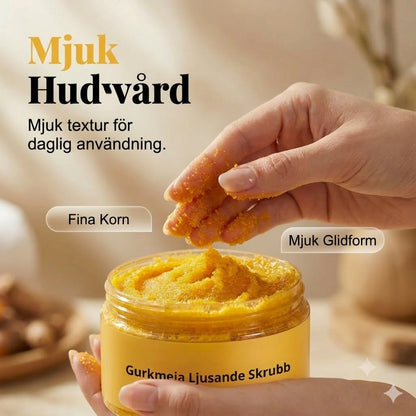 Gurkmeja Kroppsskrubb – Stimulerar Huden med Mild Exfoliering och Djup Återfuktning