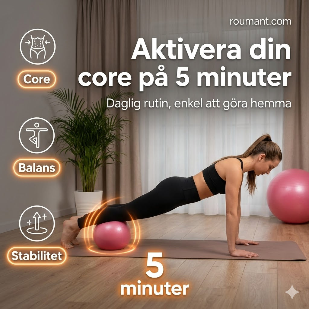 Pilatesboll 15 cm – explosionssäker, halkfri bikakedesign, bärbar