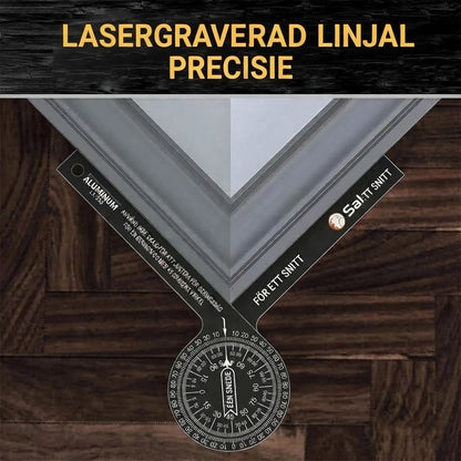 Precisionsgradskiva med lasergravyr för vinkelmätning