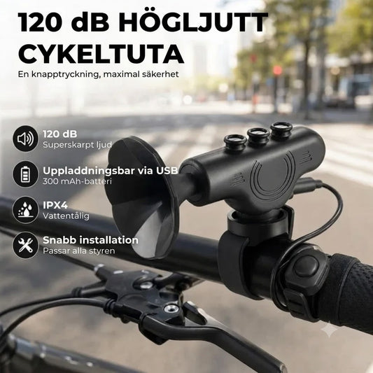 Elektrisk cykeltuta 120 dB