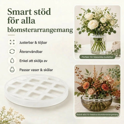 BlomFix töjbara blomsterhållare i silikon 4 pack