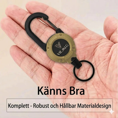 Ny multifunktionell 3-i-1 karbinhake med utdragbar rulle.