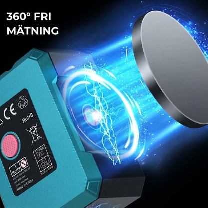 Fyrsidig magnetisk digital vinkelmätare med laser