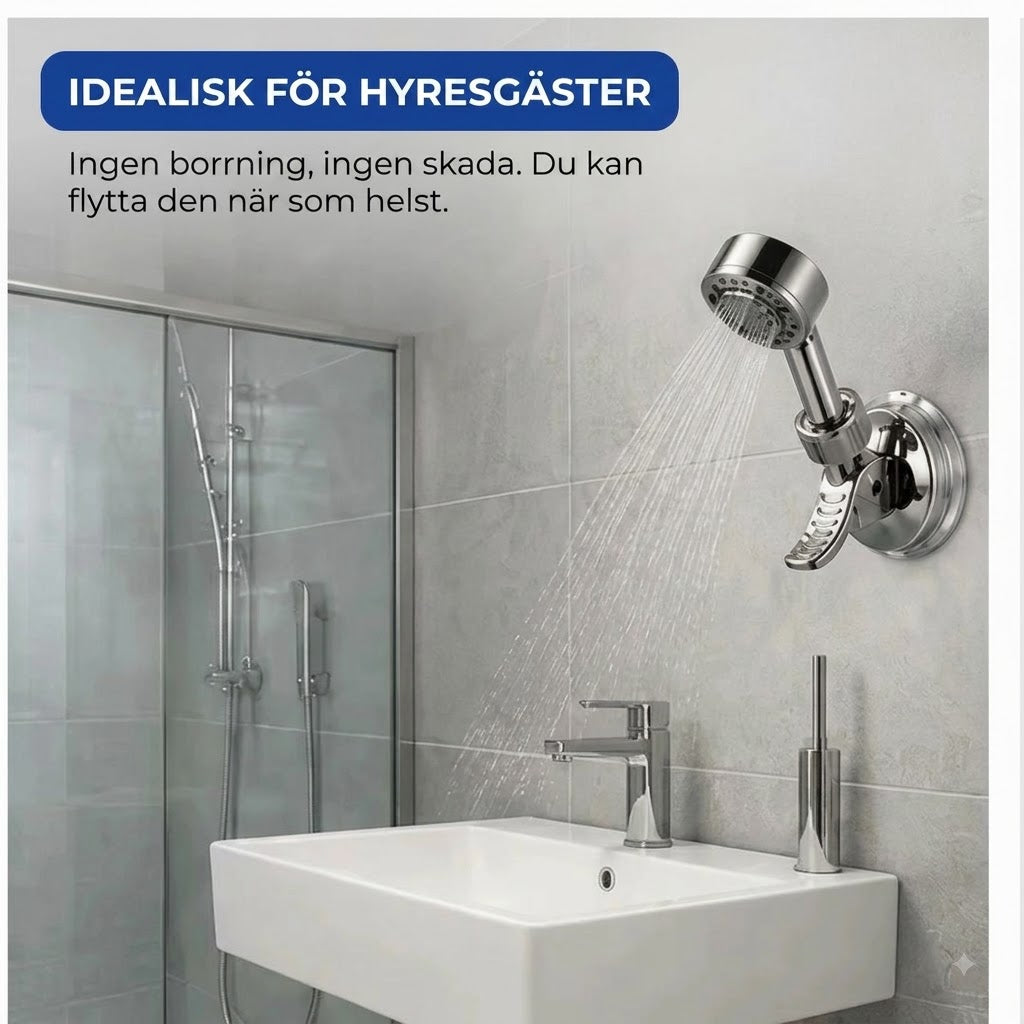 Duschhållare med sugkopp