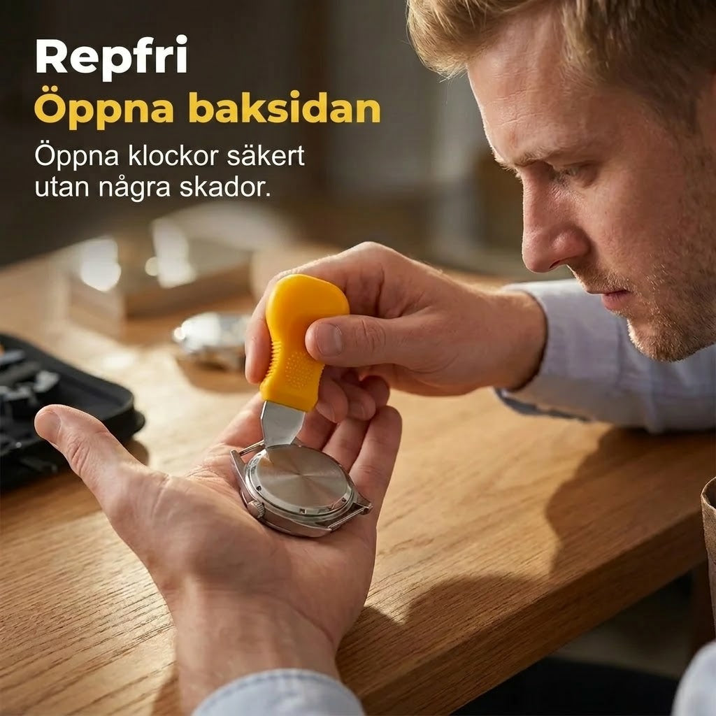 Klockreparationssats för byte av armband och batteri