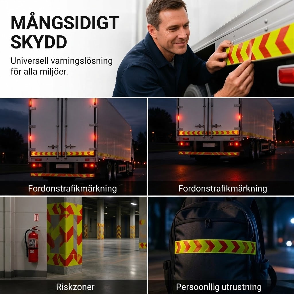 Vattentät självhäftande reflekterande piltejp 5 meter