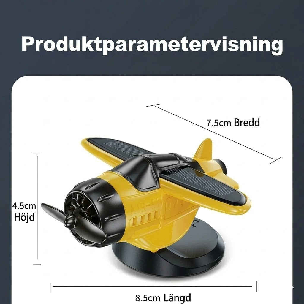 Flygplansmodell för bilstyling med