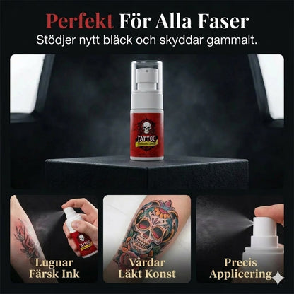Återfuktande eftervårdsspray för tatueringar