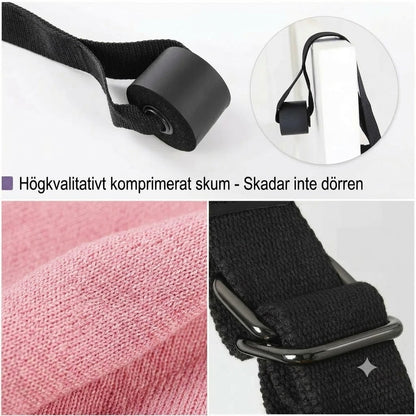 Justerbart yogaband för stretching och bättre hållning