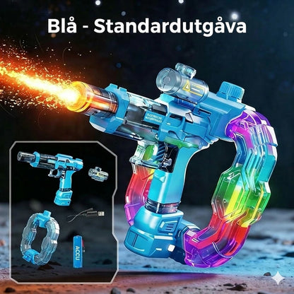 Ljusupplyst regnbågsvattenpistol