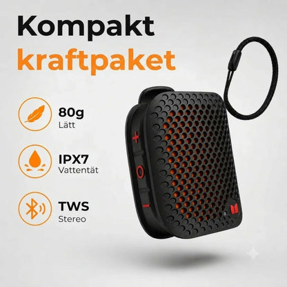 Bluetooth-högtalare med magnetklämma