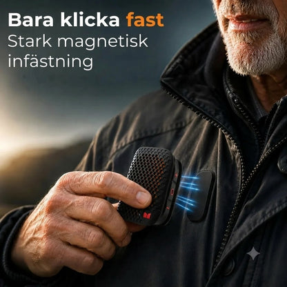 Bluetooth-högtalare med magnetklämma