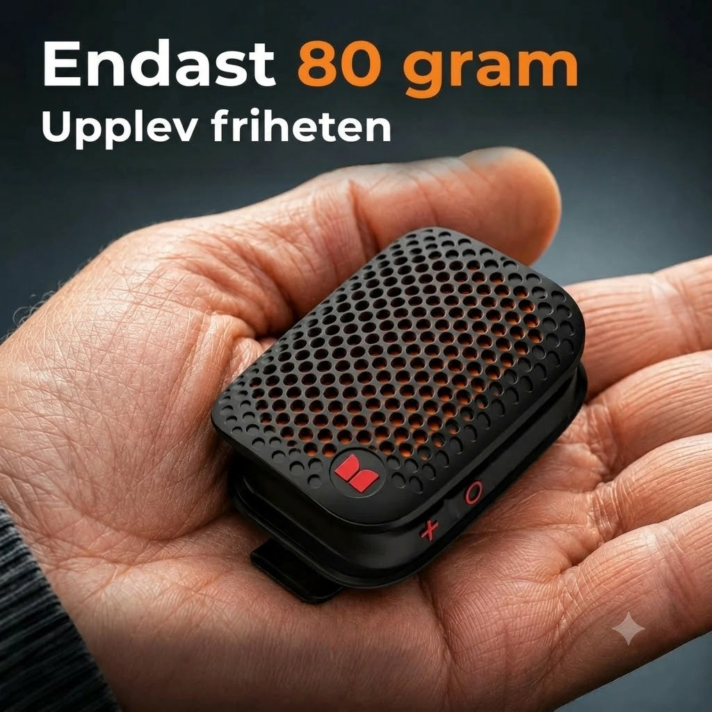 Bluetooth-högtalare med magnetklämma