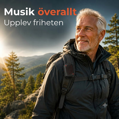Bluetooth-högtalare med magnetklämma