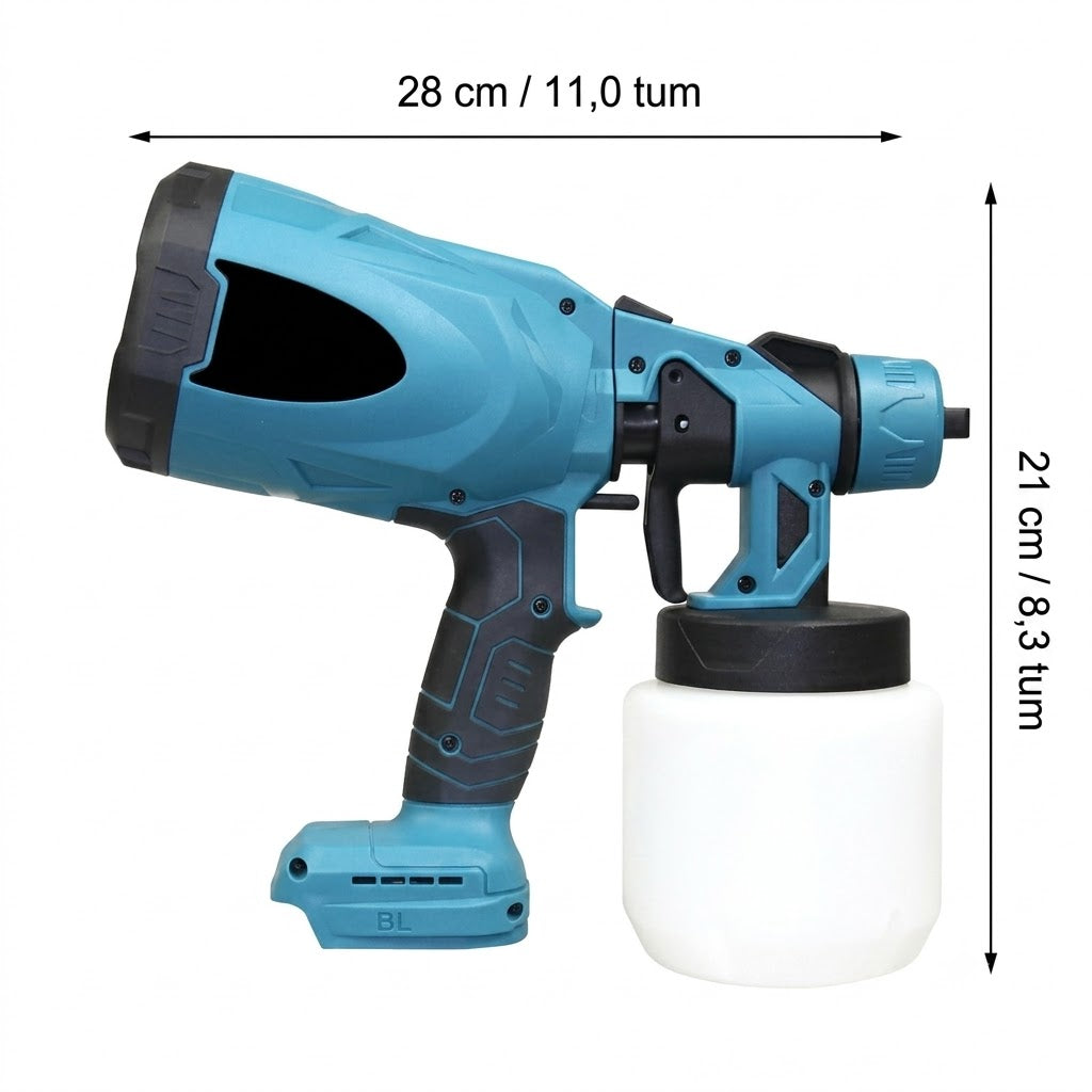FlowPainter Färgrulleset med Färgbehållare